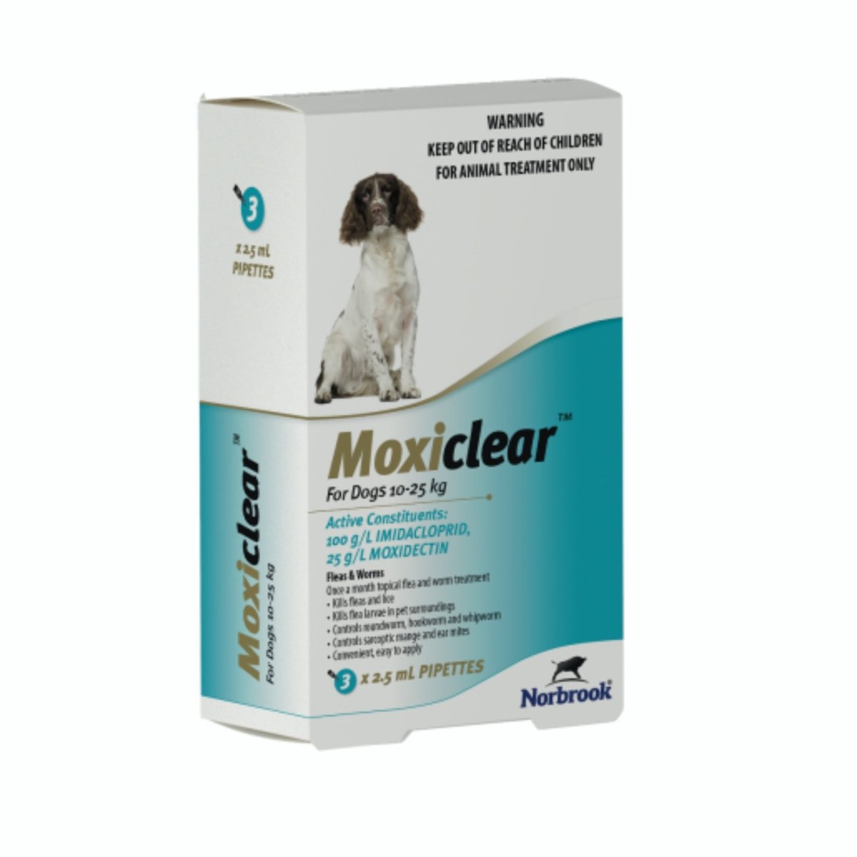 Moxiclear Flea Treatment for Dogs (3 pack) - Pet Supply